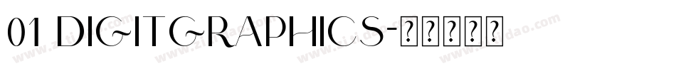 01 DigitGraphics字体转换